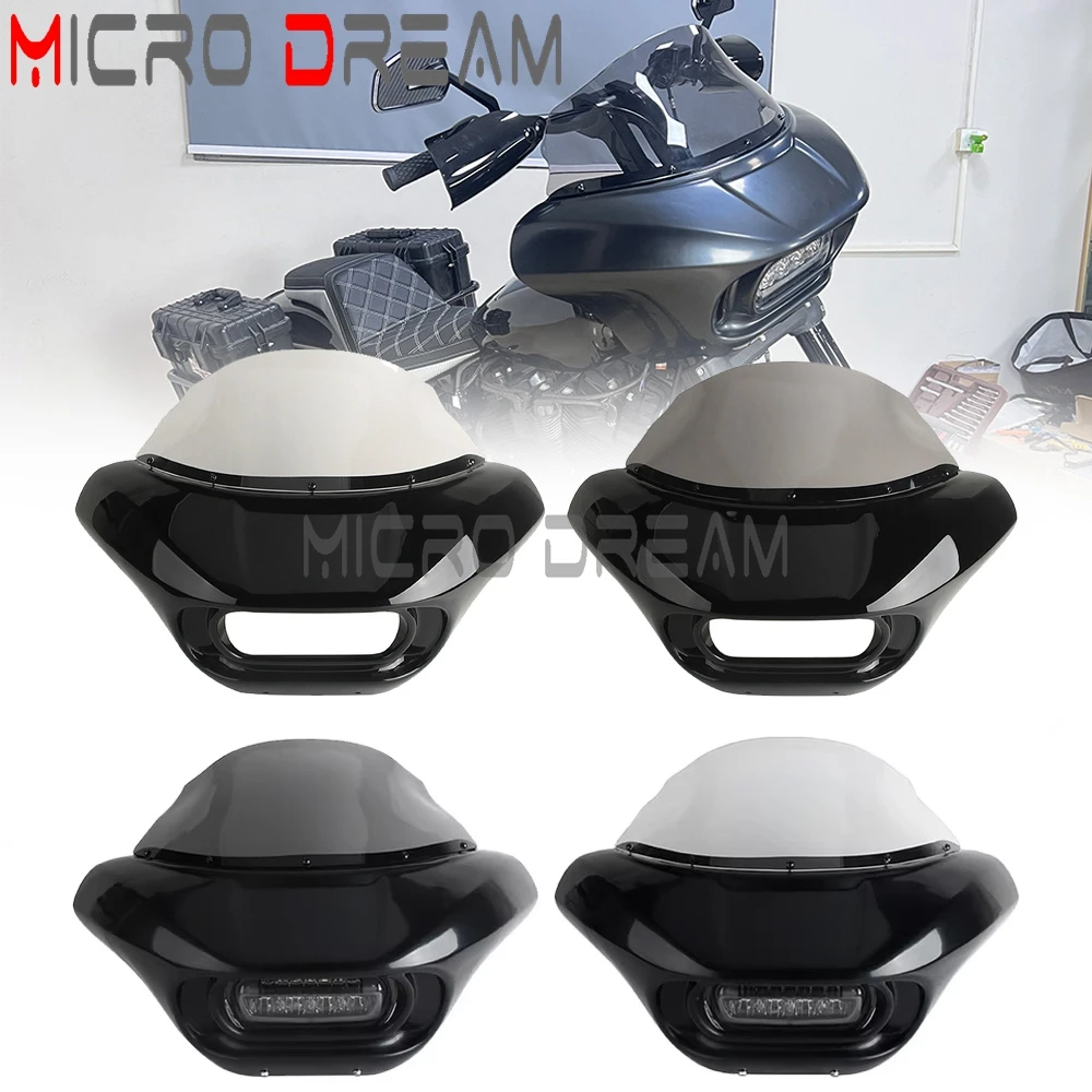 Motorcycle Headlight Fairing Windshield For Harley Softail Fat Bob FXFB 18-19 FXFBS 18-24 Club Shark-style Front Fairings Mask
Motorcycle Headlight Fairing Windshield For Harley Softail Fat Bob FXFB 18-19 FXFBS 18-24 Club Shark-style Front Fairings Mask