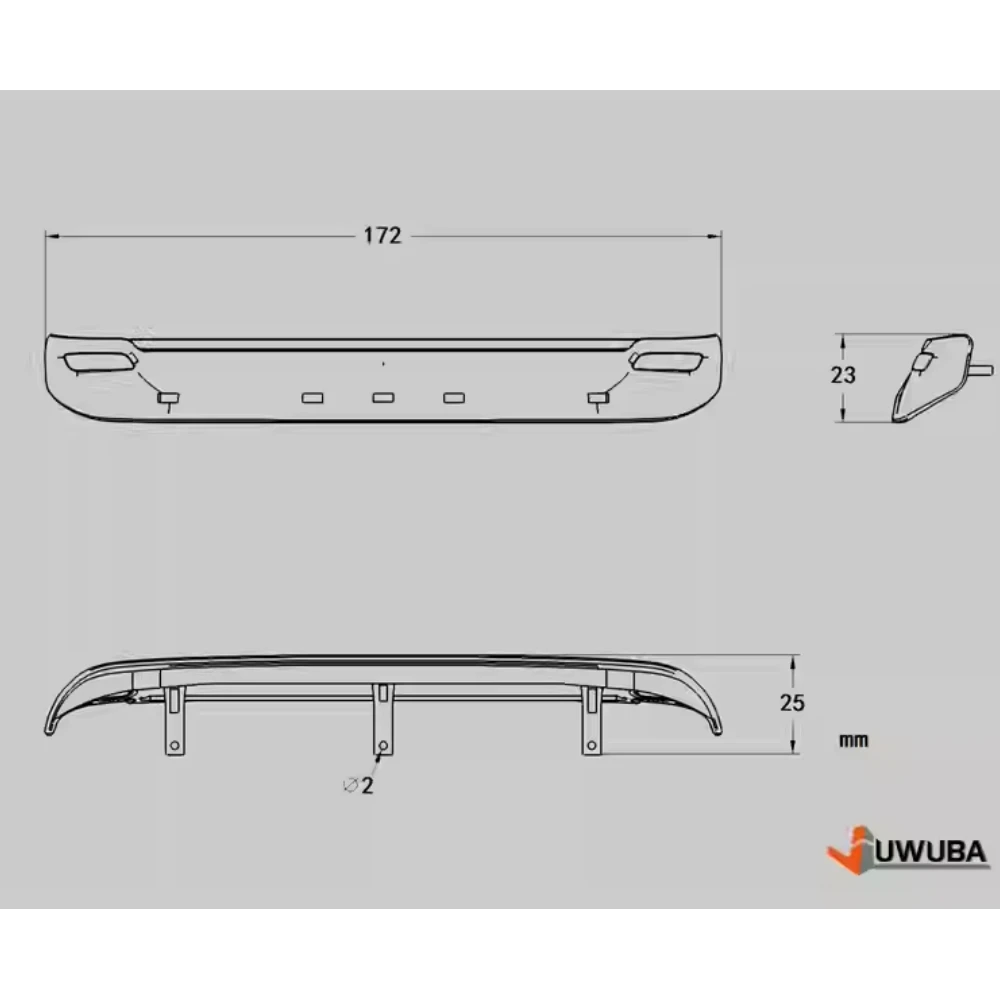 LED Sun Visor Light 3V Roof Visor Lamp Simulation for 1/14 Tamiya SCANIA R620 R470 R730 56323 Romote Control Trailer Toy Parts
LED Sun Visor Light 3V Roof Visor Lamp Simulation for 1/14 Tamiya SCANIA R620 R470 R730 56323 Romote Control Trailer Toy Parts