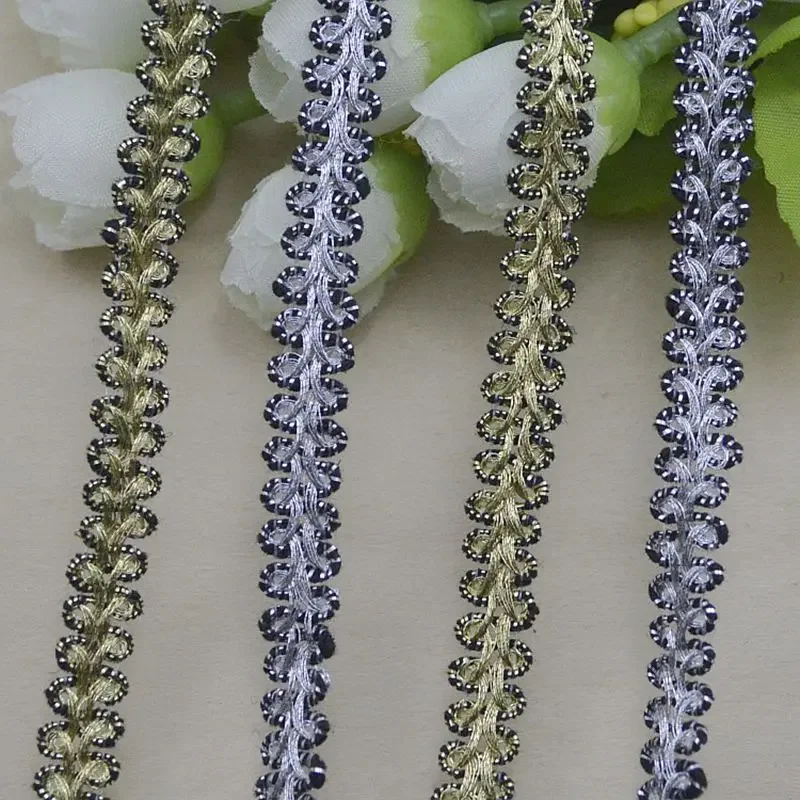 5Meters/16.4Ft Per Pack of New Lace Trim for Clothing Accessories, DIY Crafts, Knitted Evening Dresses, Gold and Silver Sesame C
5Meters/16.4Ft Per Pack of New Lace Trim for Clothing Accessories, DIY Crafts, Knitted Evening Dresses, Gold and Silver Sesame C