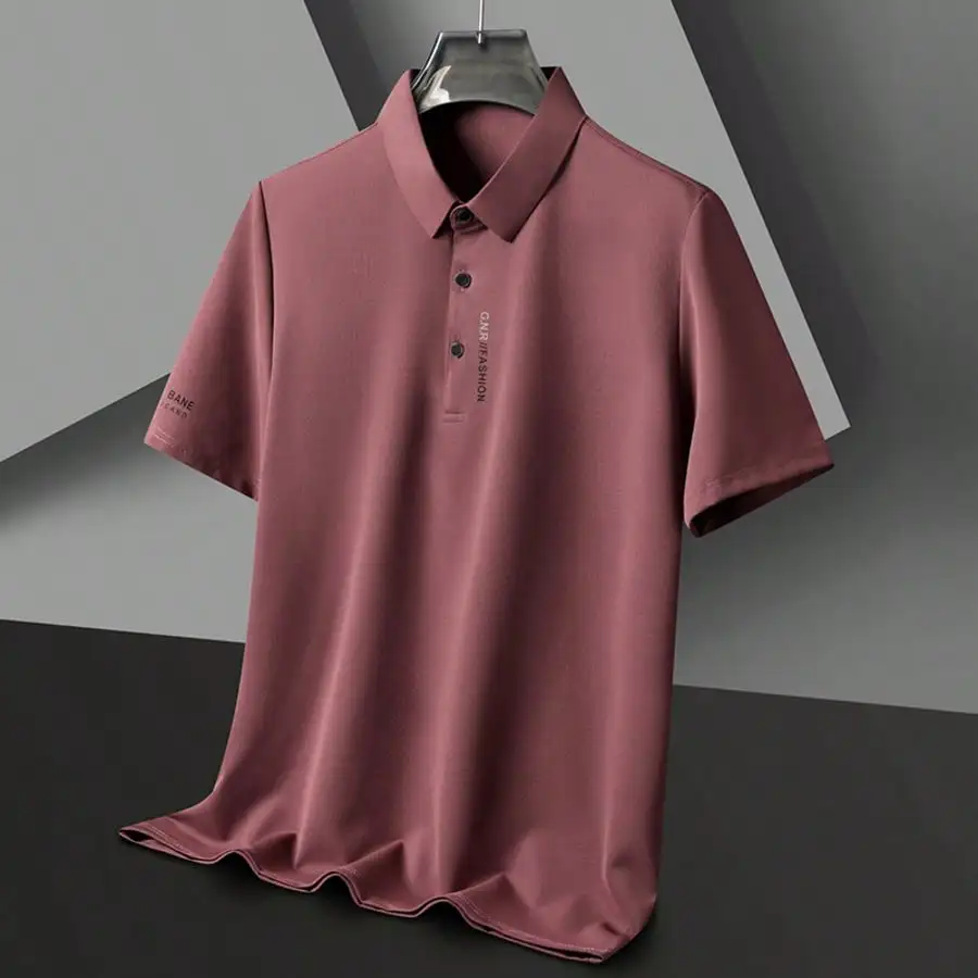 1-4Pcs Men's Solid Color Short Sleeve Polo Shirt, Quick Dry Breathable Business Casual Golf T-Shirt With Letter Print
1-4Pcs Men's Solid Color Short Sleeve Polo Shirt, Quick Dry Breathable Business Casual Golf T-Shirt With Letter Print