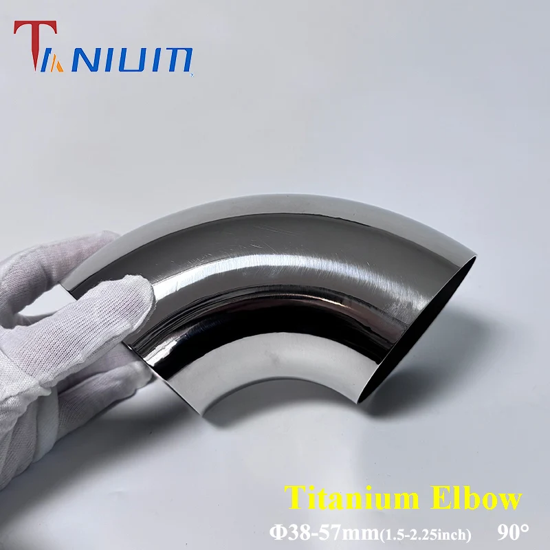 Diameter 38-57mm 90Degree Titanium Exhaust 1.0/1.2mm curves titanium pipe fitting
Diameter 38-57mm 90Degree Titanium Exhaust 1.0/1.2mm curves titanium pipe fitting