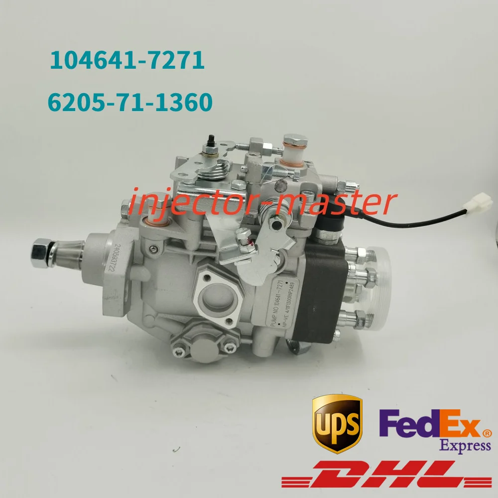 104641-7271 104741-7271 VE4/11F1300RNP2489 Fuel Pump for KOMATSU 6205-71-1360
104641-7271 104741-7271 VE4/11F1300RNP2489 Fuel Pump for KOMATSU 6205-71-1360