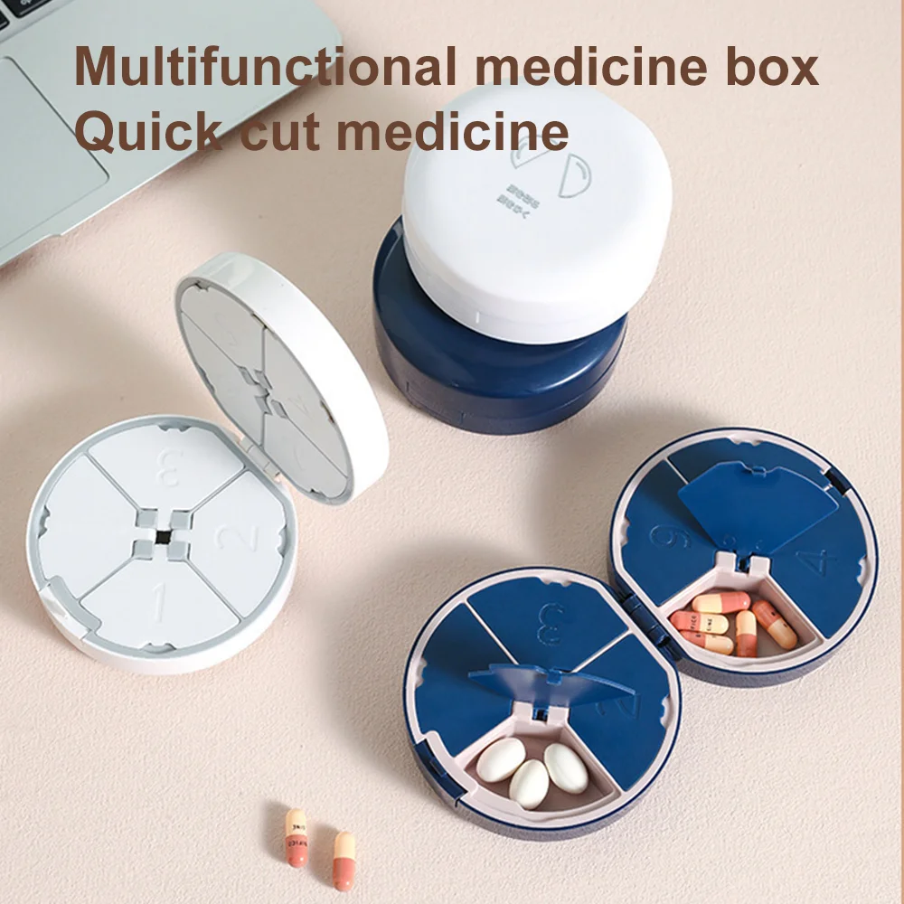 Portable Waterproof Multifunctional Double Layers 4-Grids Pill Box Health Care Box Container Case Medicine Cutter Pill Box
Portable Waterproof Multifunctional Double Layers 4-Grids Pill Box Health Care Box Container Case Medicine Cutter Pill Box