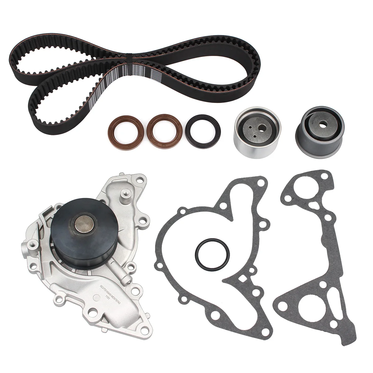 Timing Belt Kit Water Pump Kit for 1995-2005 Chrysler Cirrus Sebring Dodge Avenger Stratus V6 2.5L 3.0L SOHC 24V
Timing Belt Kit Water Pump Kit for 1995-2005 Chrysler Cirrus Sebring Dodge Avenger Stratus V6 2.5L 3.0L SOHC 24V