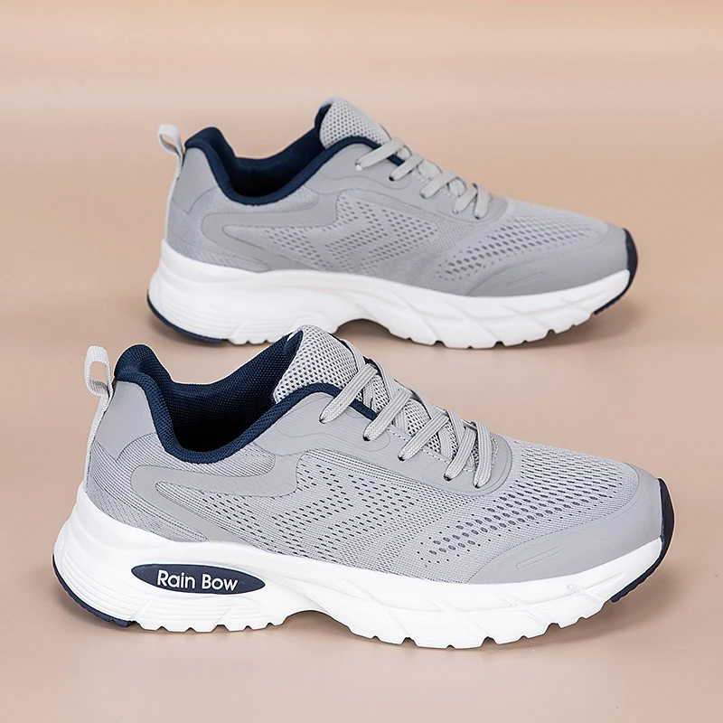 Men Casual Sneakers Lightweight Mesh Soft Lace Up Summer Sports Shoes Shock-absorbing Street Running Shoes Man Large Size
Men Casual Sneakers Lightweight Mesh Soft Lace Up Summer Sports Shoes Shock-absorbing Street Running Shoes Man Large Size