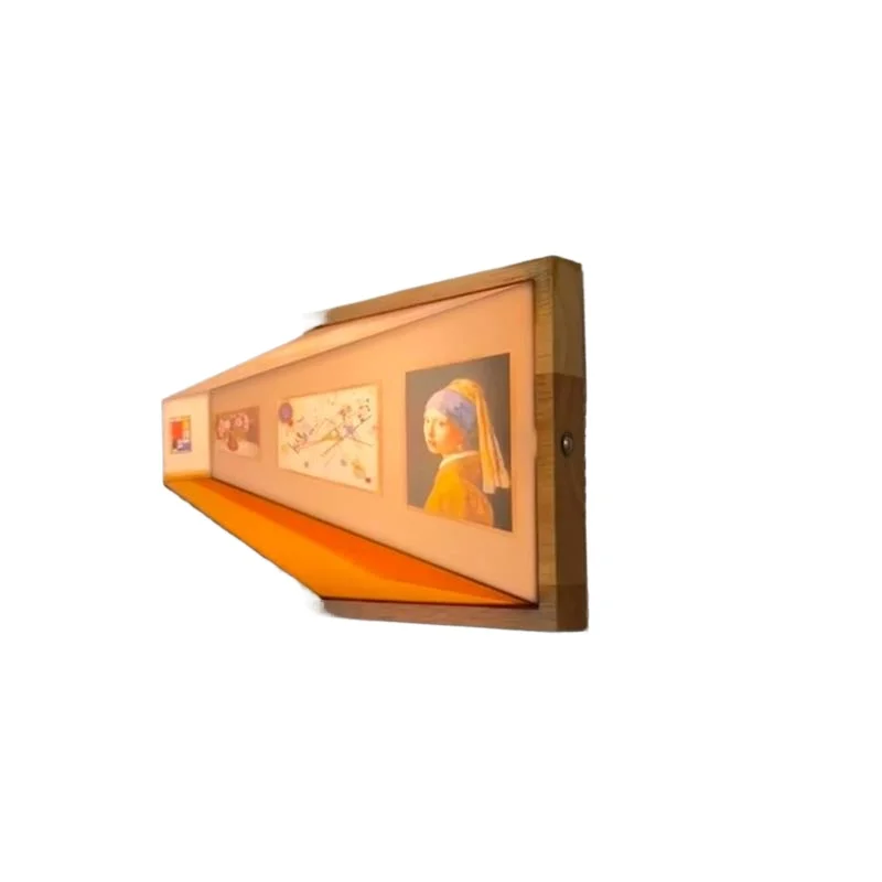 Wooden 3D naked eye visual night light home living room without punching wall hanging illusion ambient light ornament
Wooden 3D naked eye visual night light home living room without punching wall hanging illusion ambient light ornament