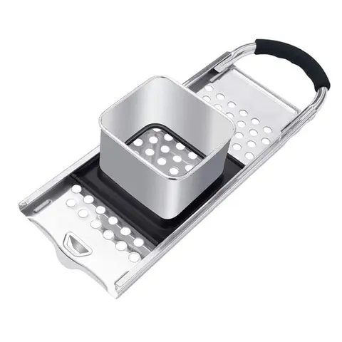 Stainless Steel Spaetzle Maker with Comfort Rubber Grip Handle for Dumpling Noodle
