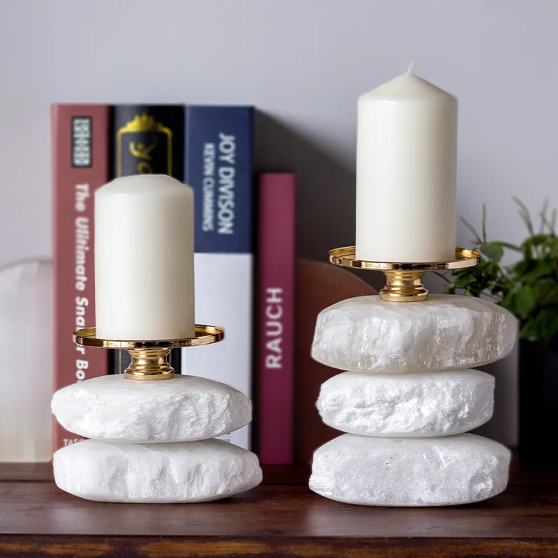 Candlestick Natural Ore Desktop Handicraft Ornaments Handmade Candle Holder Centerpieces Wedding Decorations Home Decoration
Candlestick Natural Ore Desktop Handicraft Ornaments Handmade Candle Holder Centerpieces Wedding Decorations Home Decoration