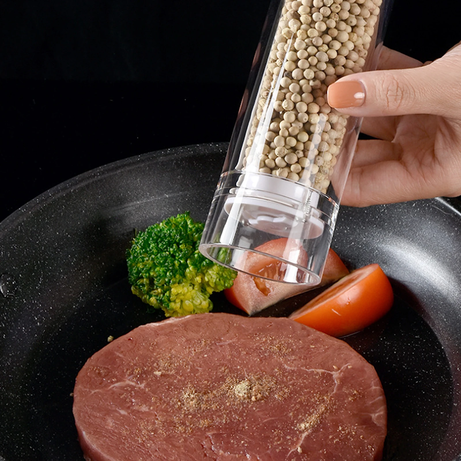Refillable Salt Pepper Grinder Manual Kitchen Gadget Seasoning Shaker Bottle Cumin Coffee Bean Mill Tool For Home Restaurant Use
Refillable Salt Pepper Grinder Manual Kitchen Gadget Seasoning Shaker Bottle Cumin Coffee Bean Mill Tool For Home Restaurant Use