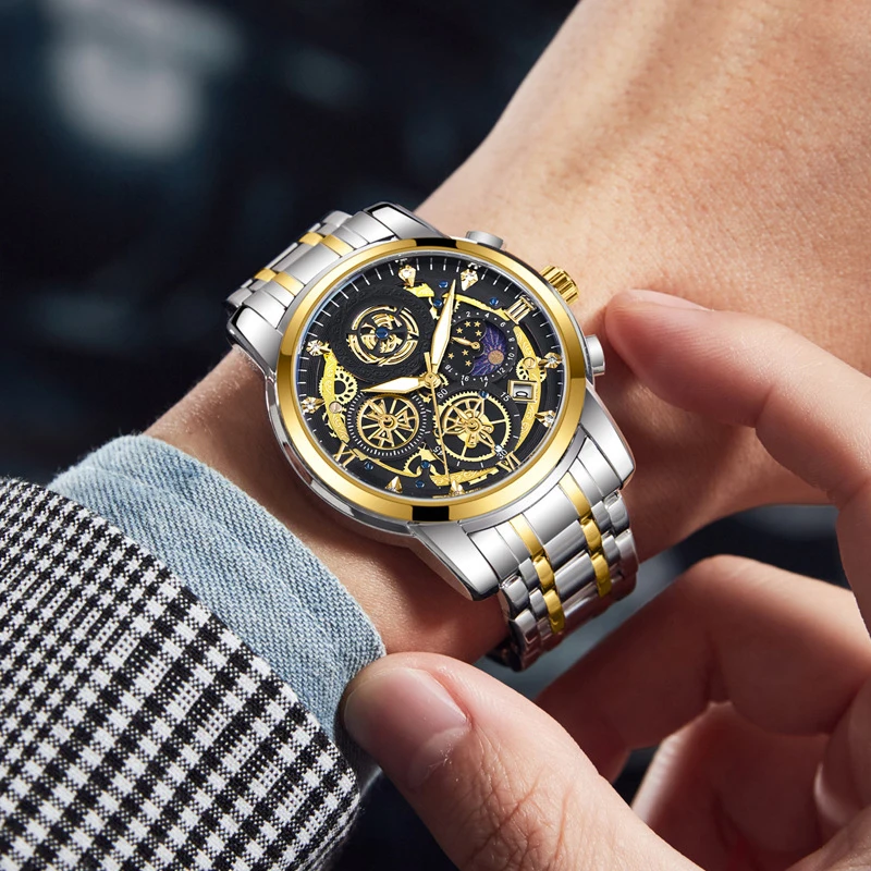 ABORNI Skeleton Tourbillon Men's Fashion Watch, Waterproof, Sporty & Casual, Premium Brand
ABORNI Skeleton Tourbillon Men's Fashion Watch, Waterproof, Sporty & Casual, Premium Brand