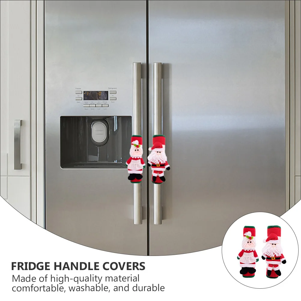 2Pcs Refrigerator Handle Covers Christmas Santa Microwave Oven Decorative Gloves Washable Durable Kitchen Appliance Protection
2Pcs Refrigerator Handle Covers Christmas Santa Microwave Oven Decorative Gloves Washable Durable Kitchen Appliance Protection