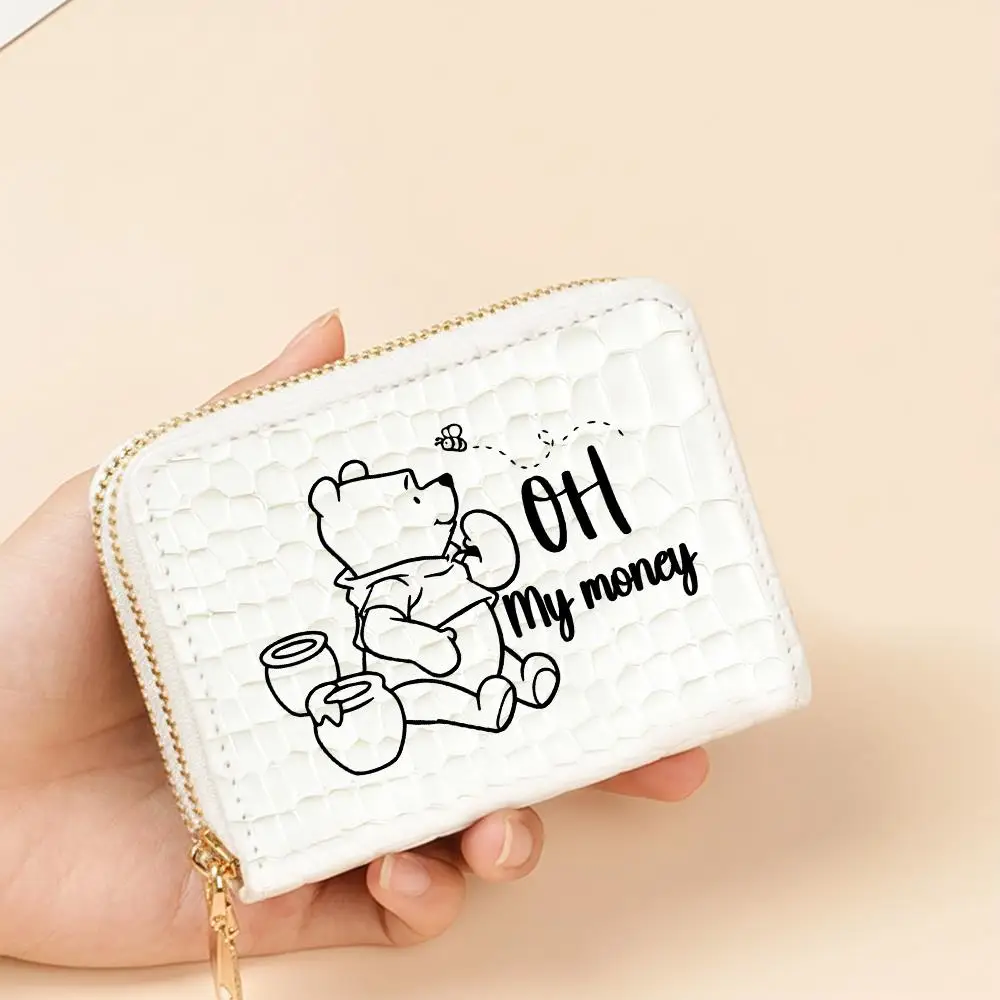 Winnie Eyeore Zipper Short Style Purse Cartoon Pattern Fashion Large Capacity Multi CardSlot Coin Purse With Zipper Holiday Gift
Winnie Eyeore Zipper Short Style Purse Cartoon Pattern Fashion Large Capacity Multi CardSlot Coin Purse With Zipper Holiday Gift