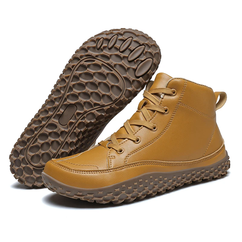 Men's High-Top Wide-Headed Casual Leather Shoes with Anti-Slip Wear-Resistant Climbing shoes Outdoor Barefoot shoes Sneaker
Men's High-Top Wide-Headed Casual Leather Shoes with Anti-Slip Wear-Resistant Climbing shoes Outdoor Barefoot shoes Sneaker