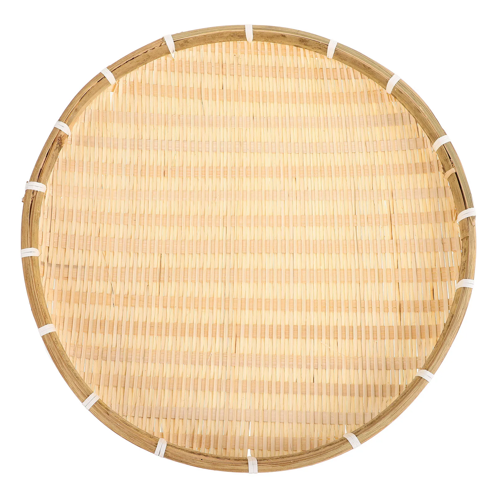 Bamboo Sieve 42cm Round Hand woven Tray Storage Bread Fruit Serving Flat Baskets Kitchen Pastry Snack Container Household
Bamboo Sieve 42cm Round Hand woven Tray Storage Bread Fruit Serving Flat Baskets Kitchen Pastry Snack Container Household