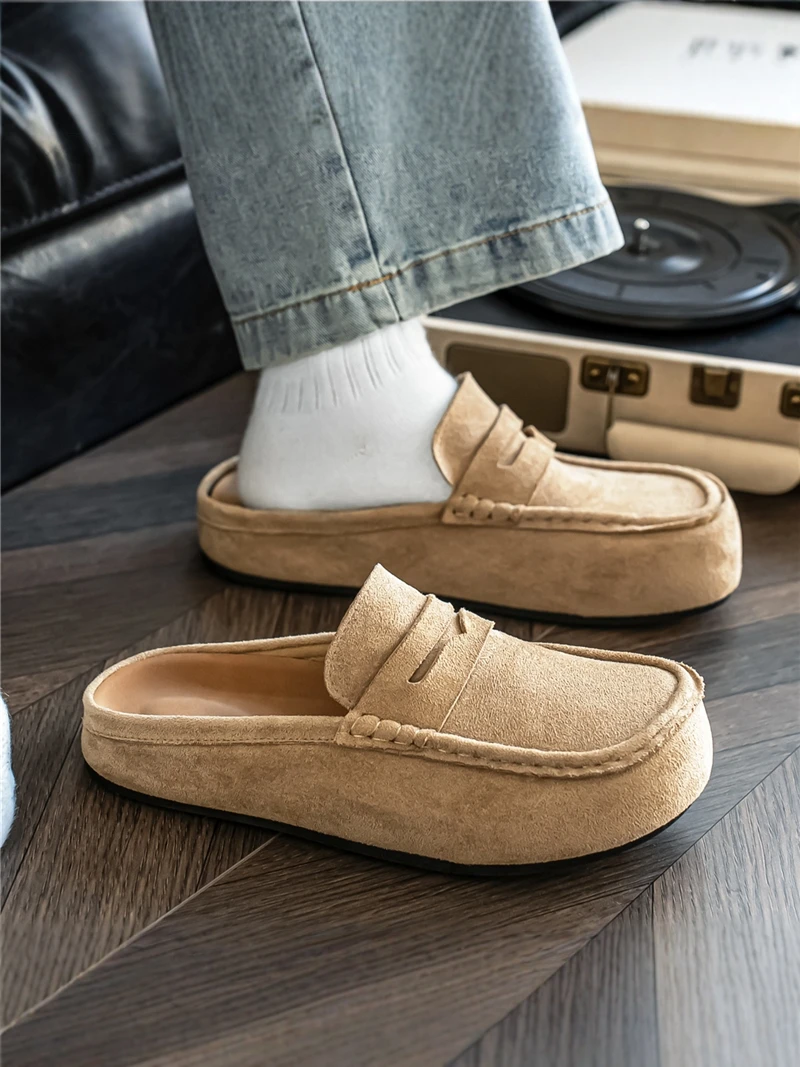 Men's Summer Casual Retro Soft Bottom Shoes Slip-On No-Back Cover Head Half Slippers Breathable Comfortable
Men's Summer Casual Retro Soft Bottom Shoes Slip-On No-Back Cover Head Half Slippers Breathable Comfortable