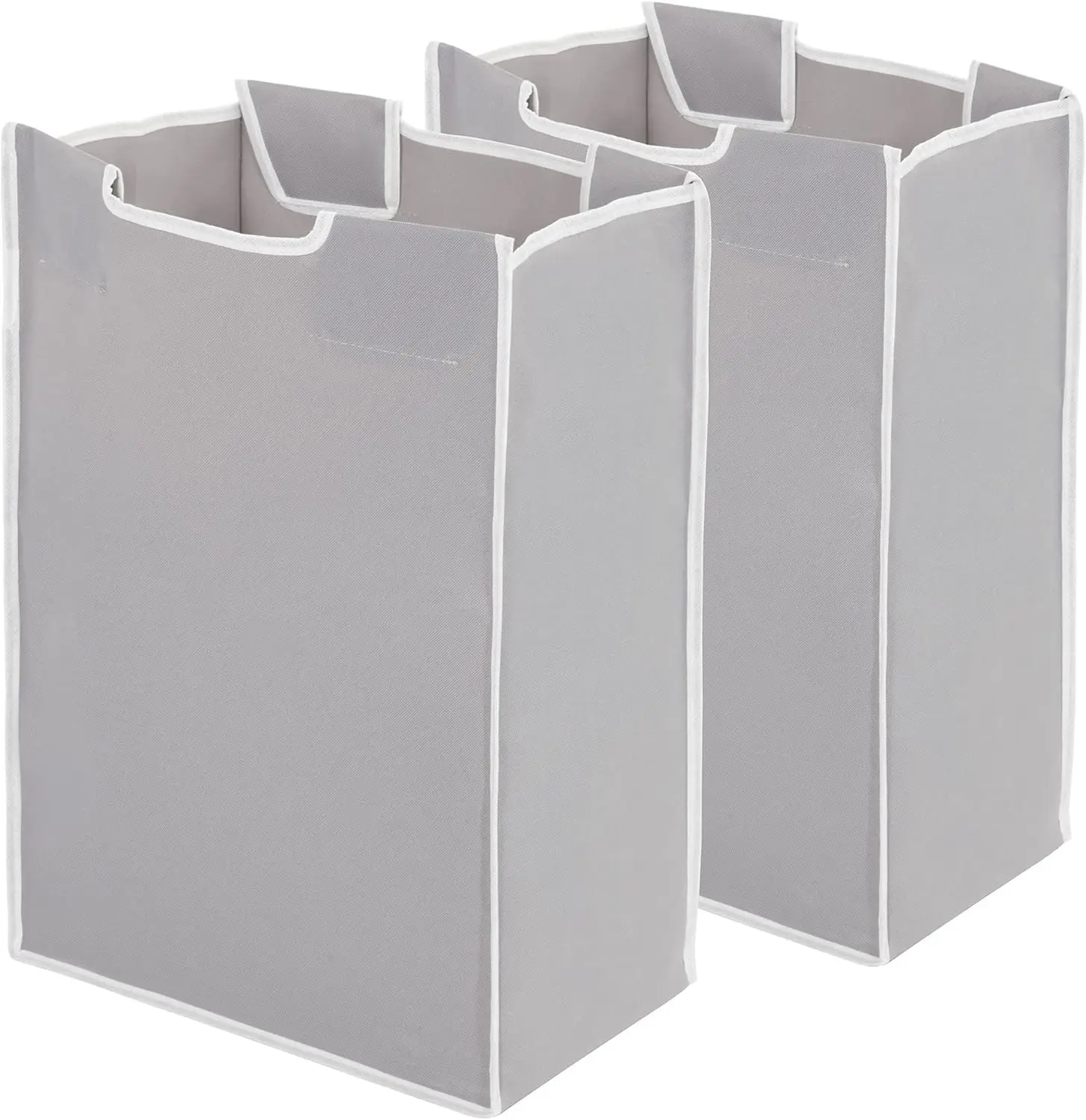 2 Pack Laundry Sorter Replacement Bags for Hamper Cart, Gray, 14.2x8.7x21.3 Inches
2 Pack Laundry Sorter Replacement Bags for Hamper Cart, Gray, 14.2x8.7x21.3 Inches