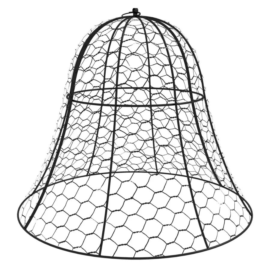 Garden cloches for outdoor plant protection, metal crop cages in black, 16 x 13, durable animal-proof design for seedling and v
Garden cloches for outdoor plant protection, metal crop cages in black, 16 x 13, durable animal-proof design for seedling and v