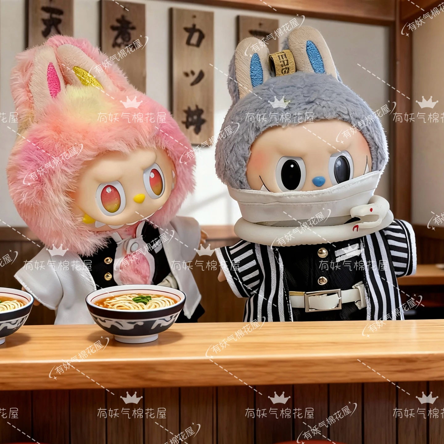 Demon Slayer For Labubu Outfit, Mitsuri & Obanai Couple Set Fit For 17cm Labubu 1st 2nd 3rd Gen Doll Clothes
Demon Slayer For Labubu Outfit, Mitsuri & Obanai Couple Set Fit For 17cm Labubu 1st 2nd 3rd Gen Doll Clothes