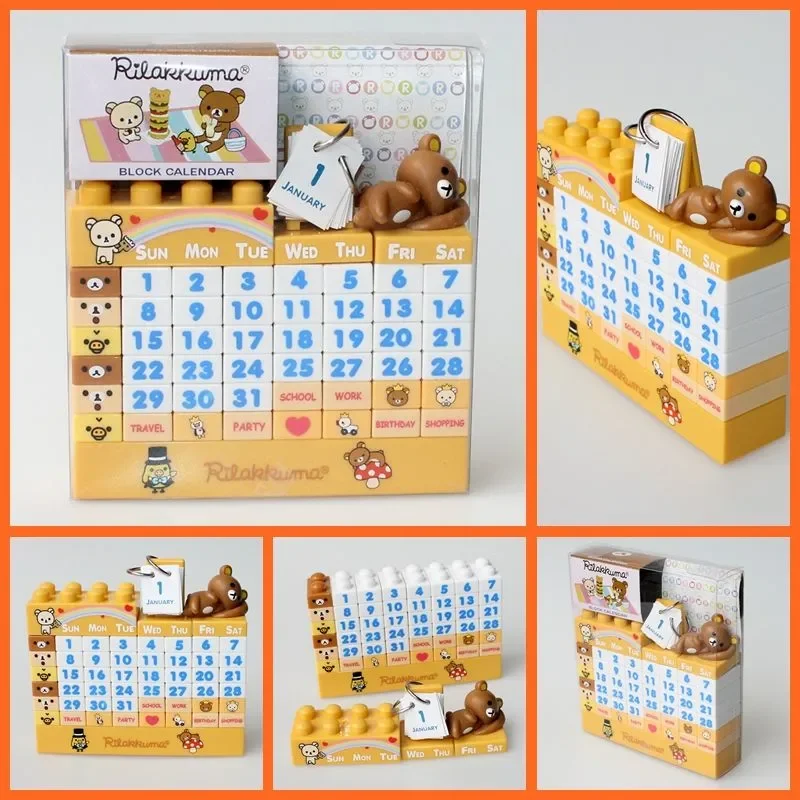 Настольный календарь Rilakkuma на Новый год 2024, расслабленный медведь, мультяшные аниме-фигурки, доступны каждый год, не распространяет, детский подарок
Настольный календарь Rilakkuma на Новый год 2024, расслабленный медведь, мультяшные аниме-фигурки, доступны каждый год, не распространяет, детский подарок