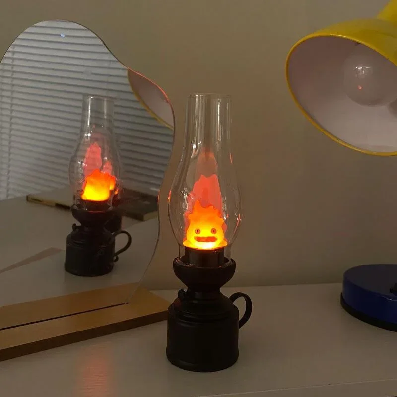 Беспламенный ночник Calcifer, Хэллоуин, ретро, декоративная свеча, мультяшная аниме, керосиновая лампа, прикроватная настольная лампа для спальни
Беспламенный ночник Calcifer, Хэллоуин, ретро, декоративная свеча, мультяшная аниме, керосиновая лампа, прикроватная настольная лампа для спальни