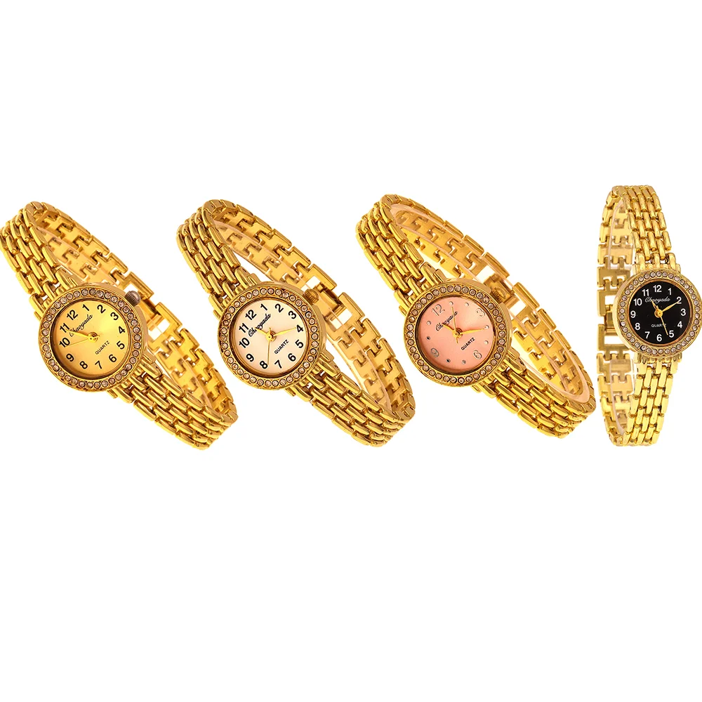 4Pcs/lot Women Bracelet Watch Mujer Golden Relojes Small Dial Quartz leisure Watch Popular Wristwatch
4Pcs/lot Women Bracelet Watch Mujer Golden Relojes Small Dial Quartz leisure Watch Popular Wristwatch
