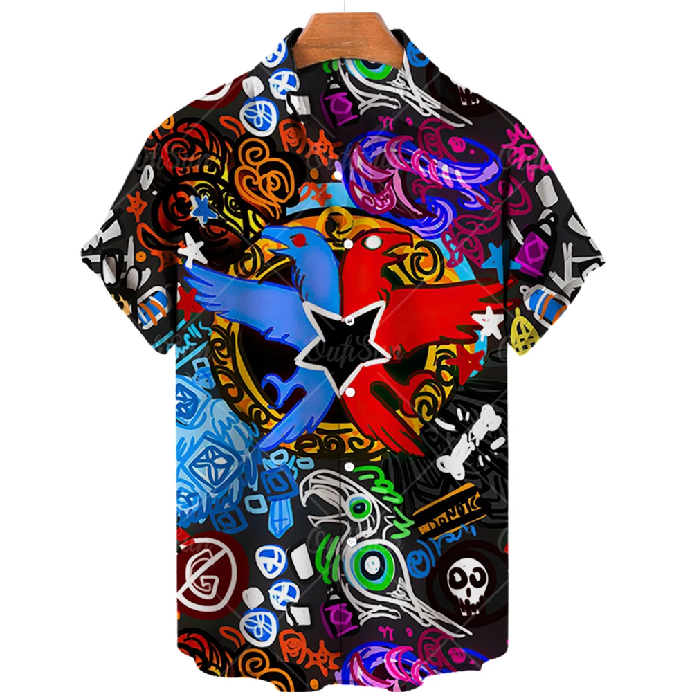 3d Printing Shirt Men Colorful Trendy Cool Summer Short Sleeve Unisex Loose Fashion Casual Top Holiday Beach Hawaiian Shirt
3d Printing Shirt Men Colorful Trendy Cool Summer Short Sleeve Unisex Loose Fashion Casual Top Holiday Beach Hawaiian Shirt