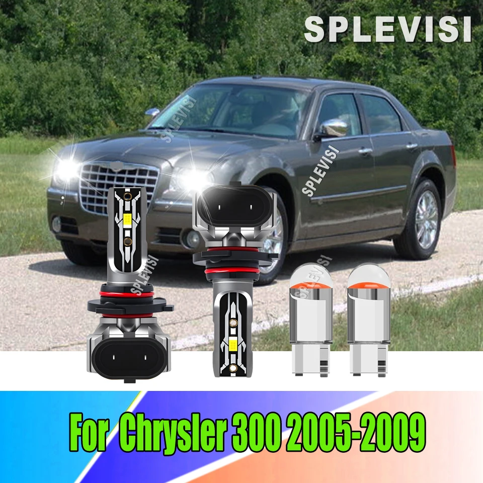 9005 9006 H10 LED White Headlight Fog Lights - Perfect for Off-Roading Driving For Chrysler 300 2005 2006 2007 2008 2009
9005 9006 H10 LED White Headlight Fog Lights - Perfect for Off-Roading Driving For Chrysler 300 2005 2006 2007 2008 2009