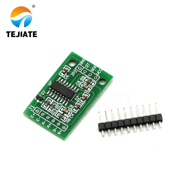 1PCS TEJIATE HX711 Chip HX711AD Module 24 Bit Singlechip Electronic Weight Detector High Precision Pressure Sensor
1PCS TEJIATE HX711 Chip HX711AD Module 24 Bit Singlechip Electronic Weight Detector High Precision Pressure Sensor