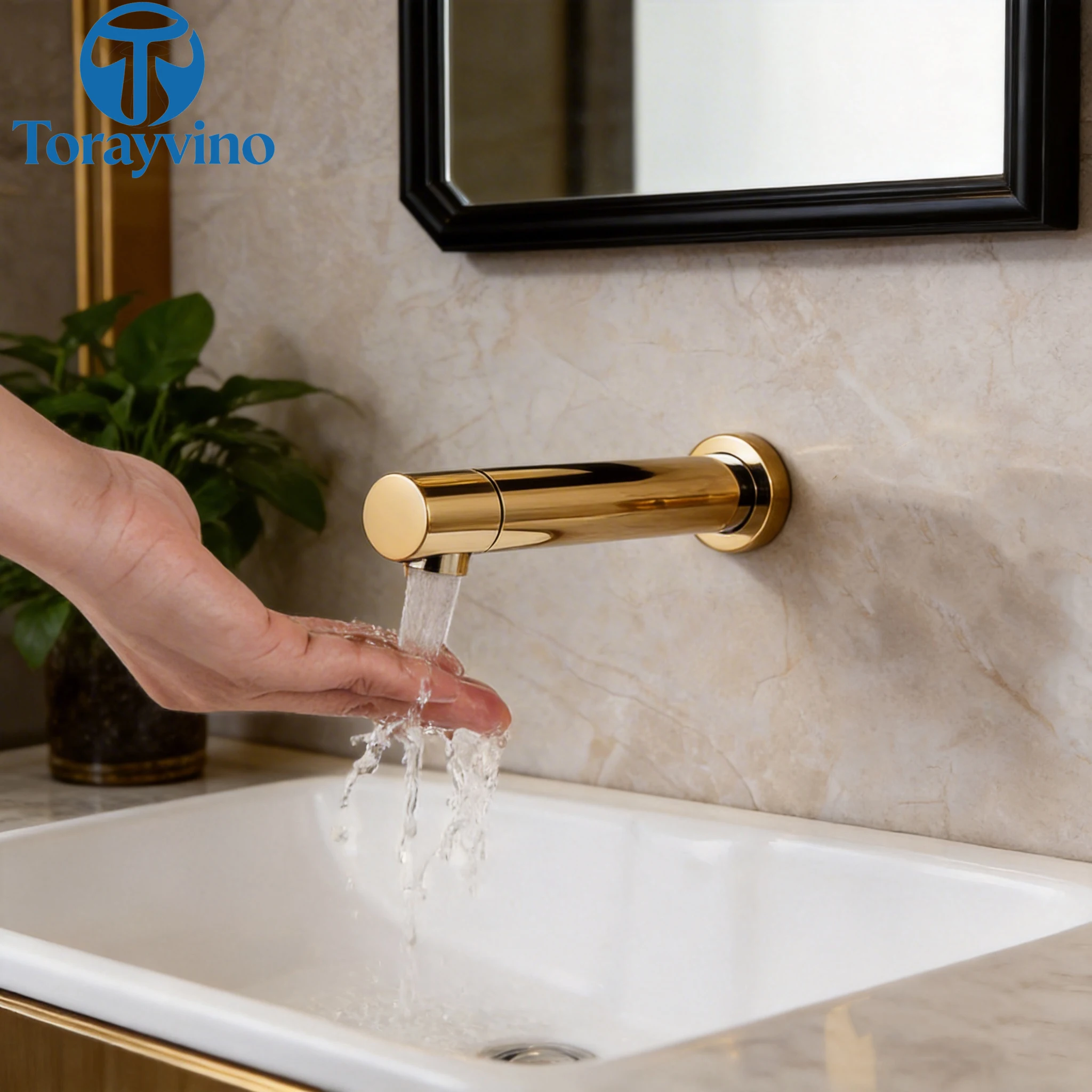 Torayvino Nickel Bathroom Faucet Wall Mount Sensor Faucets Automatic Hands Free Touch Sensor Bathroom Sink Tap Mixer
Torayvino Nickel Bathroom Faucet Wall Mount Sensor Faucets Automatic Hands Free Touch Sensor Bathroom Sink Tap Mixer