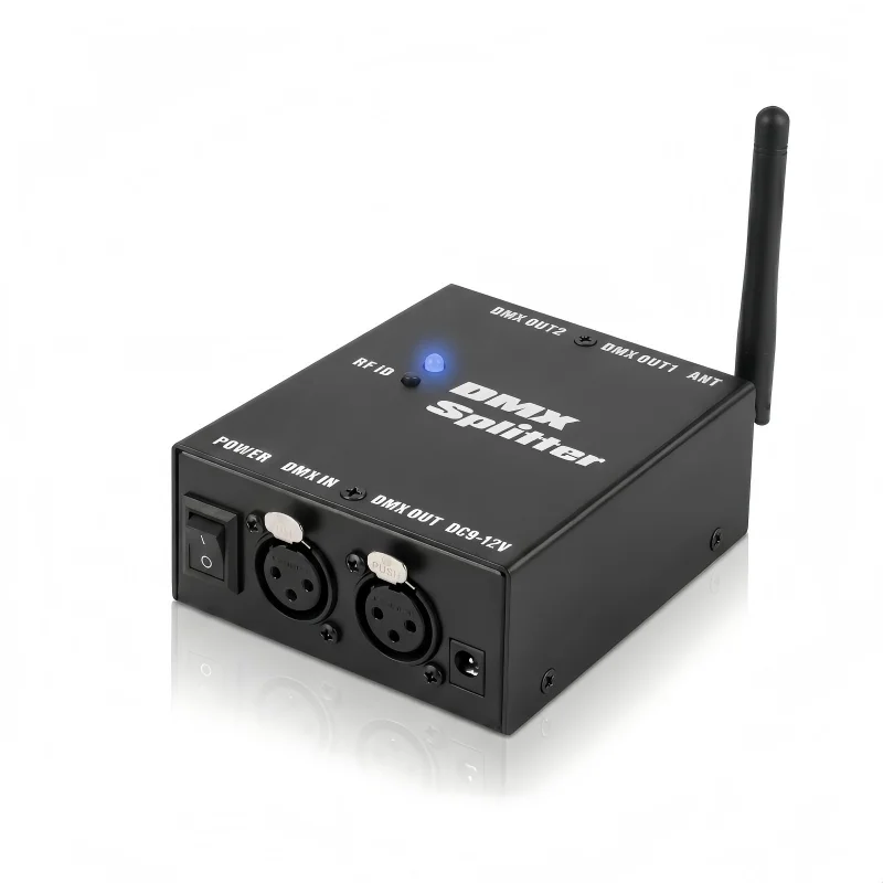 Wireless DMX Splitter with One Input 2-Way Distributor 3-Pin Xlr Separate Dmx Signal Amplifier System
Wireless DMX Splitter with One Input 2-Way Distributor 3-Pin Xlr Separate Dmx Signal Amplifier System