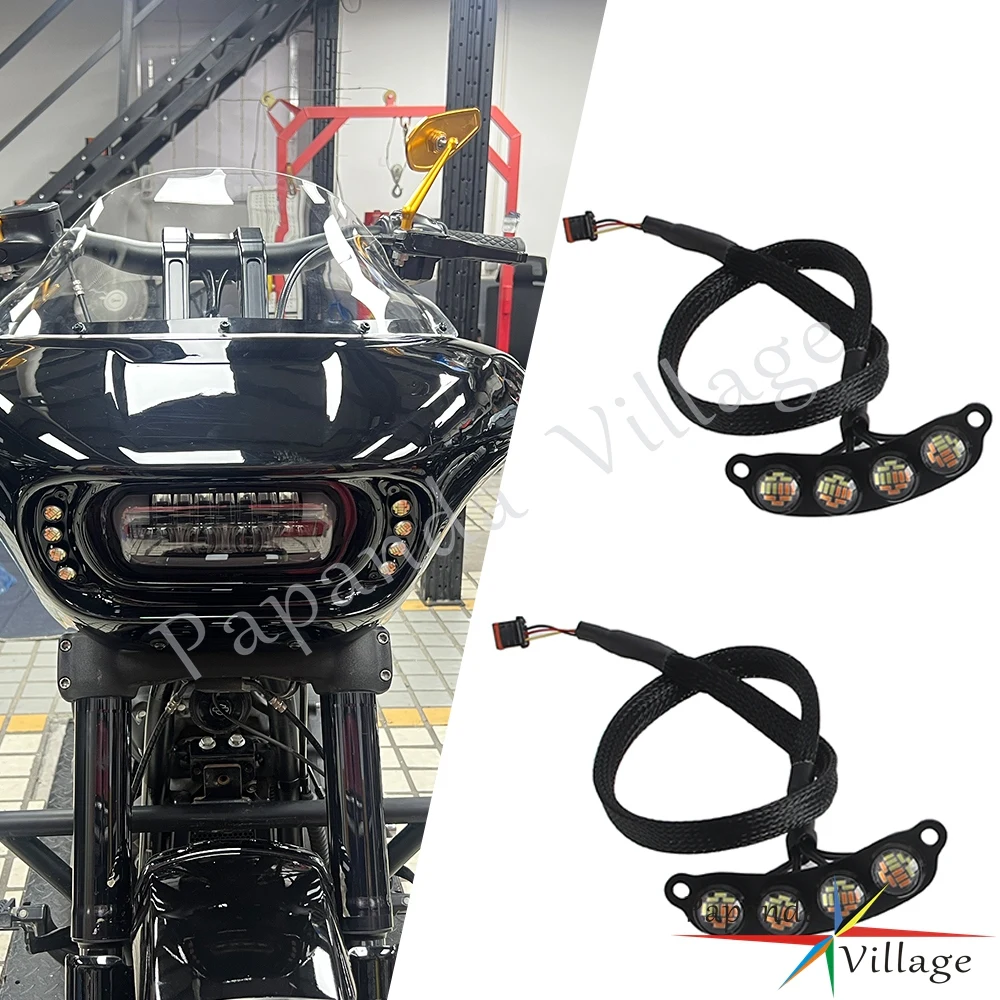Moto Led Turn Signal Directional Indicator Flashing Front Running Light LED DRL Lamp For Harley Softail Fat Bob 114 FXFBS FXFB
Moto Led Turn Signal Directional Indicator Flashing Front Running Light LED DRL Lamp For Harley Softail Fat Bob 114 FXFBS FXFB