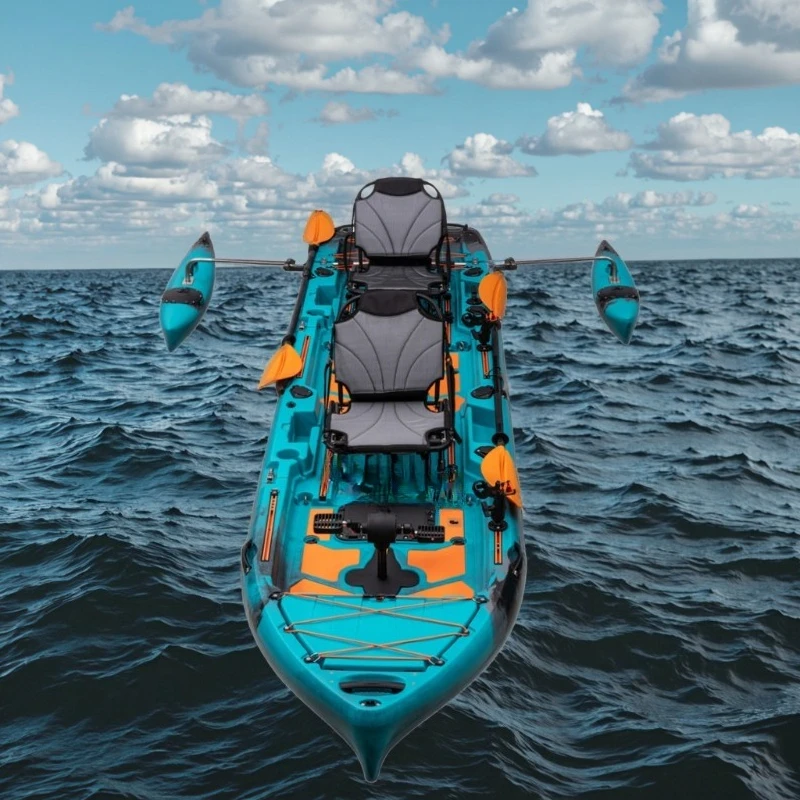 14FT Propeller Drive Fishing Kayak 550 LBS Modular Pedal Motor 3 Piece HDPE Tandem Solo Experienced Surfing 2 Persons
14FT Propeller Drive Fishing Kayak 550 LBS Modular Pedal Motor 3 Piece HDPE Tandem Solo Experienced Surfing 2 Persons