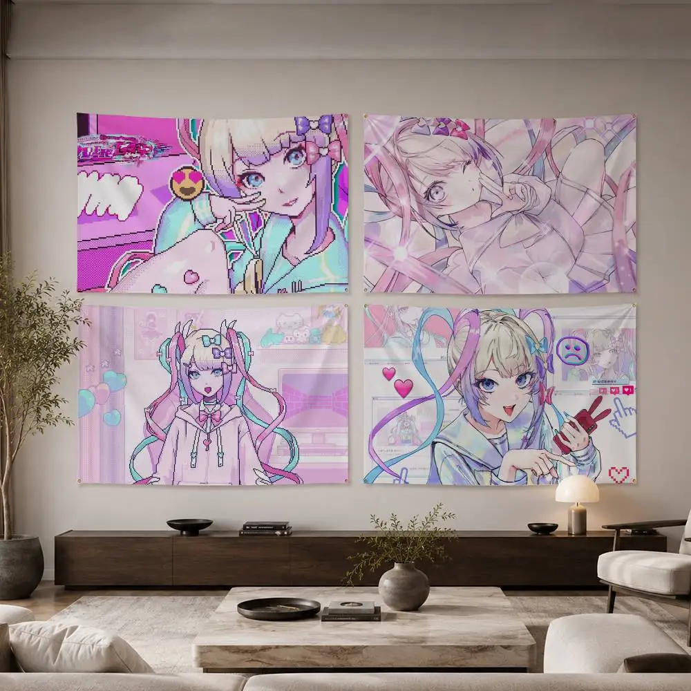 Anime Needys Girl Flags Wall Hanging Background Art Banner for Bedroom Home Outdoor Decor
Anime Needys Girl Flags Wall Hanging Background Art Banner for Bedroom Home Outdoor Decor