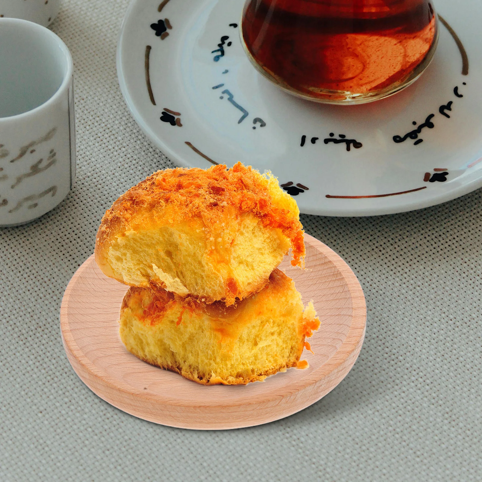 2pcs Wooden Serving Plate Round Natural Rustic Grain Smooth Surface For Appetizer Dessert Party Platter Wood Snack Tray
2pcs Wooden Serving Plate Round Natural Rustic Grain Smooth Surface For Appetizer Dessert Party Platter Wood Snack Tray