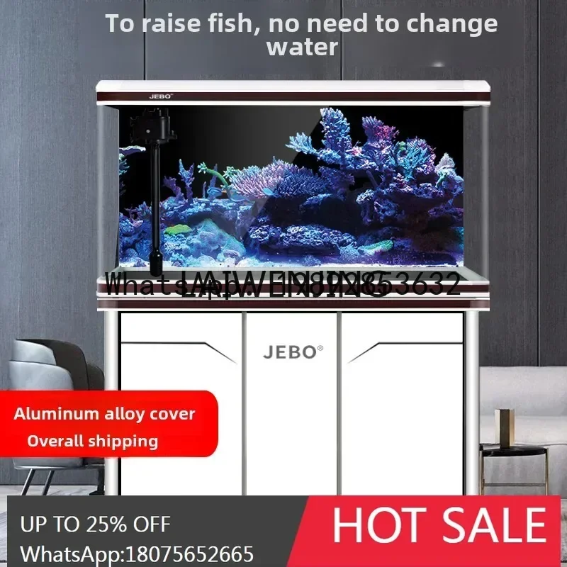 self-circulating ecological fish tank silent large rectangular creative aquarium free of water change
self-circulating ecological fish tank silent large rectangular creative aquarium free of water change