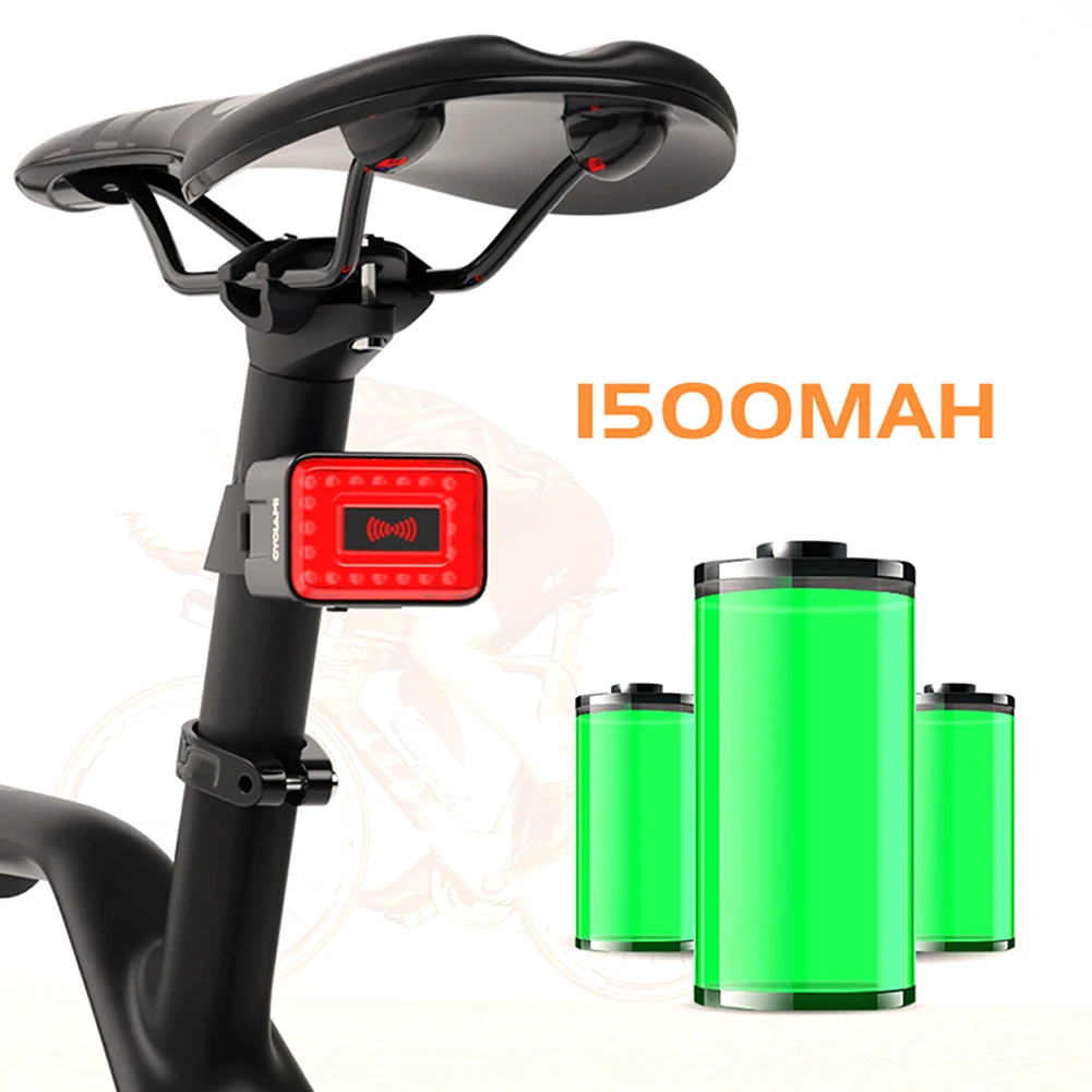LED Bicycle Intelligent Radar Tail Light 1500mAh Cycling Safety Rear Light High Brightness Bicycle Taillight for Night Riding
LED Bicycle Intelligent Radar Tail Light 1500mAh Cycling Safety Rear Light High Brightness Bicycle Taillight for Night Riding