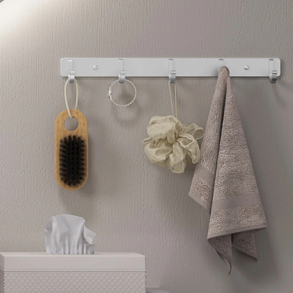 Black Robe Hook for Bathroom Kitchen Wall Mount Matte Grey White Door Coat Clothes Towel Key Holder Hanger Storage 3 4 5 6 Hooks
Black Robe Hook for Bathroom Kitchen Wall Mount Matte Grey White Door Coat Clothes Towel Key Holder Hanger Storage 3 4 5 6 Hooks