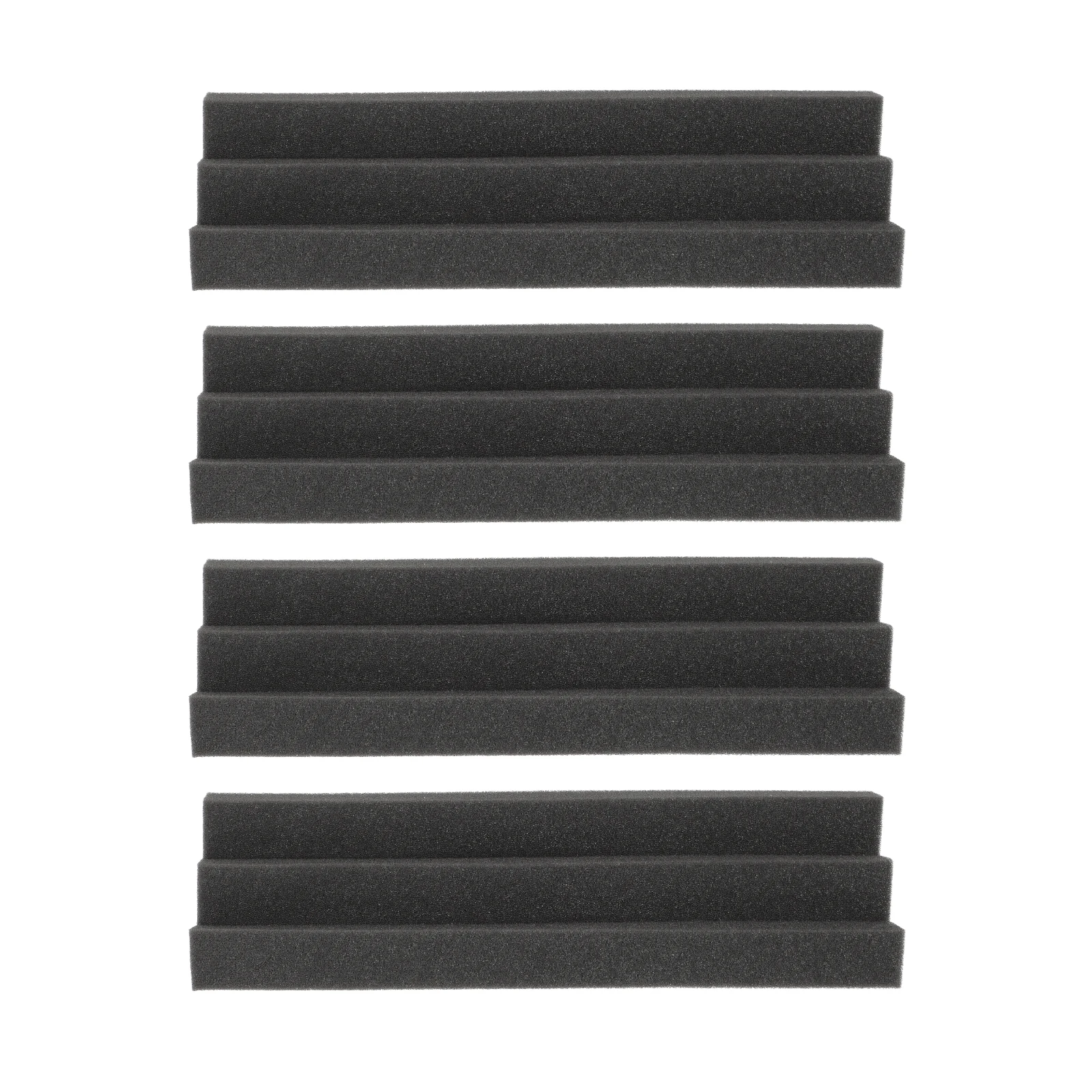 4 Pieces 7.5x7.5x30cm Black Sound Absorbing Panels High Density Fire Retardant Wedge Foam for Walls Ceilings KTV
4 Pieces 7.5x7.5x30cm Black Sound Absorbing Panels High Density Fire Retardant Wedge Foam for Walls Ceilings KTV
