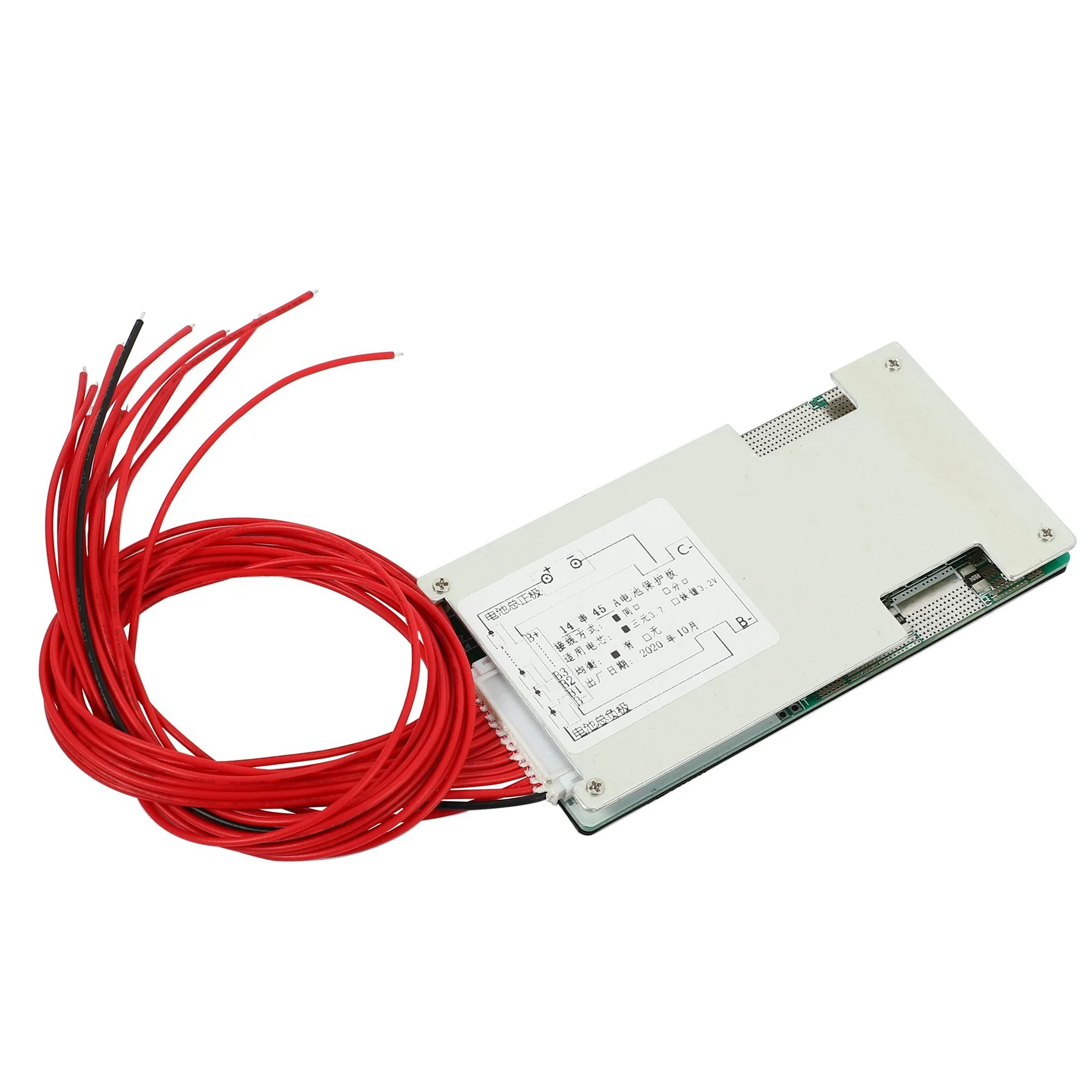 48V 14S 45A Li-Ion Battery BMS PCB With Balance Suitable for Ebike Escooter-Sunrise
48V 14S 45A Li-Ion Battery BMS PCB With Balance Suitable for Ebike Escooter-Sunrise