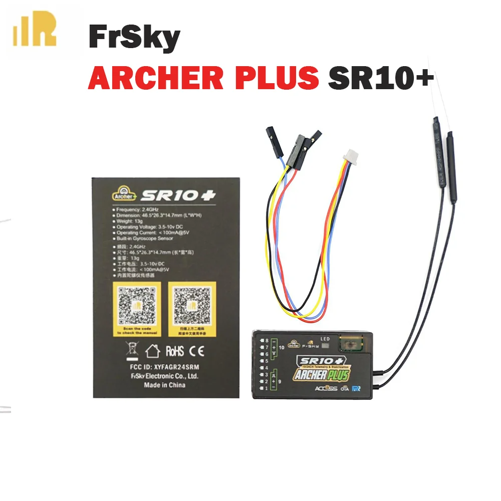 Приемник FrSky ARCHER PLUS SR10 +, с доступом и ACCST D16 Dodes, совместим с X20 X18 XE X9DP X7 X9LITE XLITE PRO, радиоуправляемая модель
Приемник FrSky ARCHER PLUS SR10 +, с доступом и ACCST D16 Dodes, совместим с X20 X18 XE X9DP X7 X9LITE XLITE PRO, радиоуправляемая модель