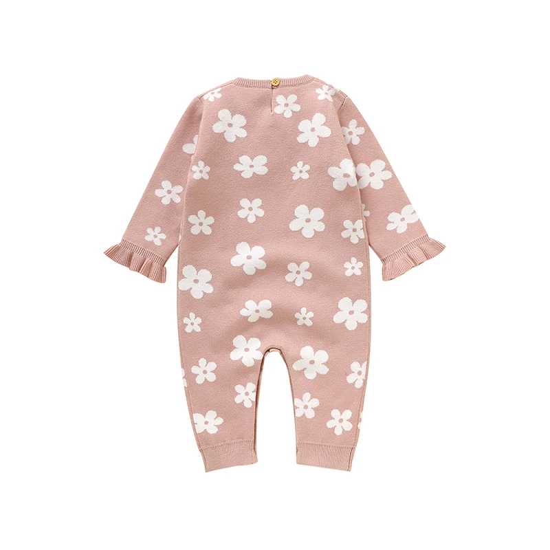 Cute Floral Print Infant Jumpsuit Long Sleeve Baby Girls Spring & Autumn Rompers Knitted 1-18 Months Newborn Bodysuit Sleepsuit
Cute Floral Print Infant Jumpsuit Long Sleeve Baby Girls Spring & Autumn Rompers Knitted 1-18 Months Newborn Bodysuit Sleepsuit