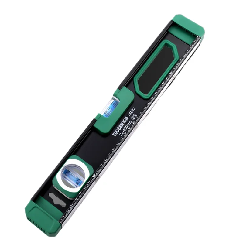 Magnetic Spirit Level Multifunctional Aluminum Alloy Level Bubble Measurement Levels Tool Shock Absorption Levels Instruments