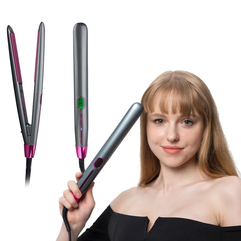 Professional Hair Straightener Negative ion Flat Iron with Digital LCD Display Dual Voltage Infrared Heating Curling Iron
Professional Hair Straightener Negative ion Flat Iron with Digital LCD Display Dual Voltage Infrared Heating Curling Iron