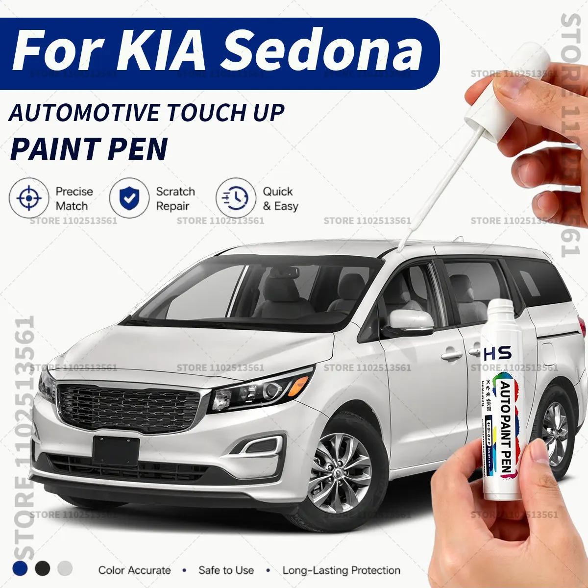 Car Touch Up Paint Pen Deep Scratch Repair Auto Paint Brush For KIA Sedona Silver Titanium Bronze Celestial Blue SNOW White
Car Touch Up Paint Pen Deep Scratch Repair Auto Paint Brush For KIA Sedona Silver Titanium Bronze Celestial Blue SNOW White