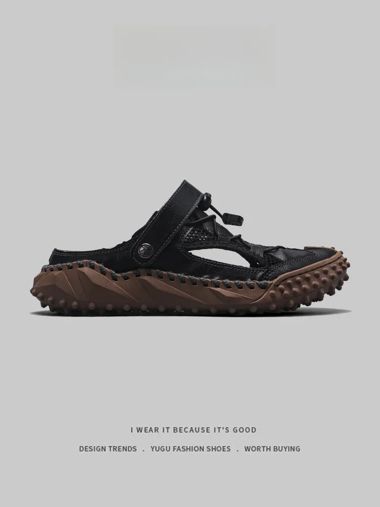 Men's Fashion Casual Soft Leather Sandals Thick Bottom Anti-Wear Beach Shoes Comfortable All-Match Summer Sandals
Men's Fashion Casual Soft Leather Sandals Thick Bottom Anti-Wear Beach Shoes Comfortable All-Match Summer Sandals