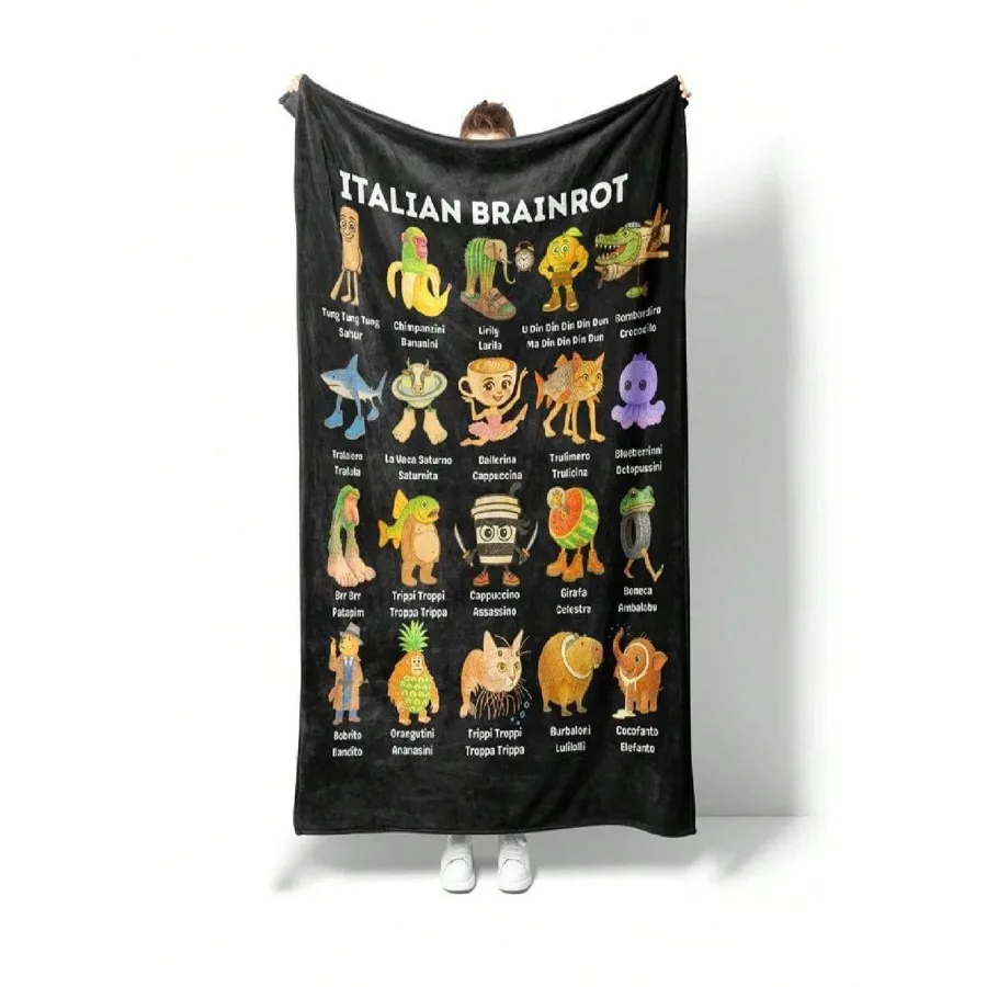 【New style】Aertemisi Italian Brainrot Character Tralalero Tralala Pet Blanket For Small Medium Large Dog Cat Puppy Kitten Couch
【New style】Aertemisi Italian Brainrot Character Tralalero Tralala Pet Blanket For Small Medium Large Dog Cat Puppy Kitten Couch
