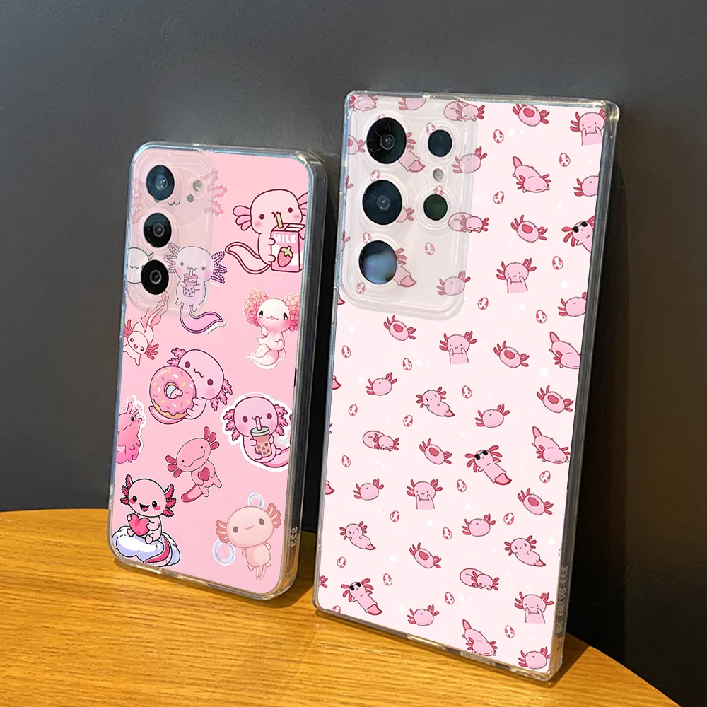 Cute Cartoon Axolotl Phone Case Silicone For Samsung S30,23,21,22,20 FE lite,S10,9,PIus Note20ultra Soft Transparent
Cute Cartoon Axolotl Phone Case Silicone For Samsung S30,23,21,22,20 FE lite,S10,9,PIus Note20ultra Soft Transparent