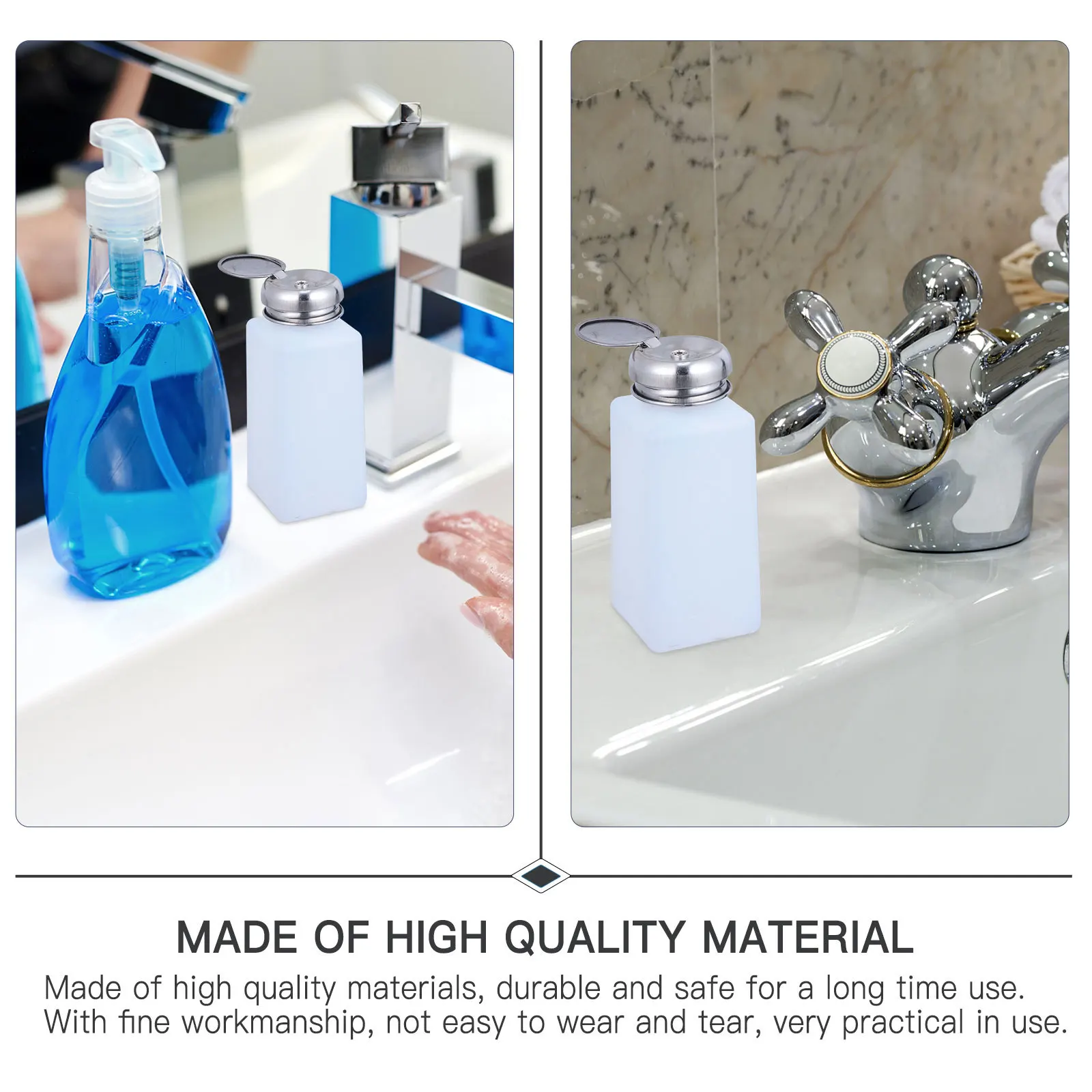 2Pcs Push Type Alcohol Bottles Anti-Static Durable Plastic Containers Portable Water Bottles Empty Laboratory Industrial Use
2Pcs Push Type Alcohol Bottles Anti-Static Durable Plastic Containers Portable Water Bottles Empty Laboratory Industrial Use