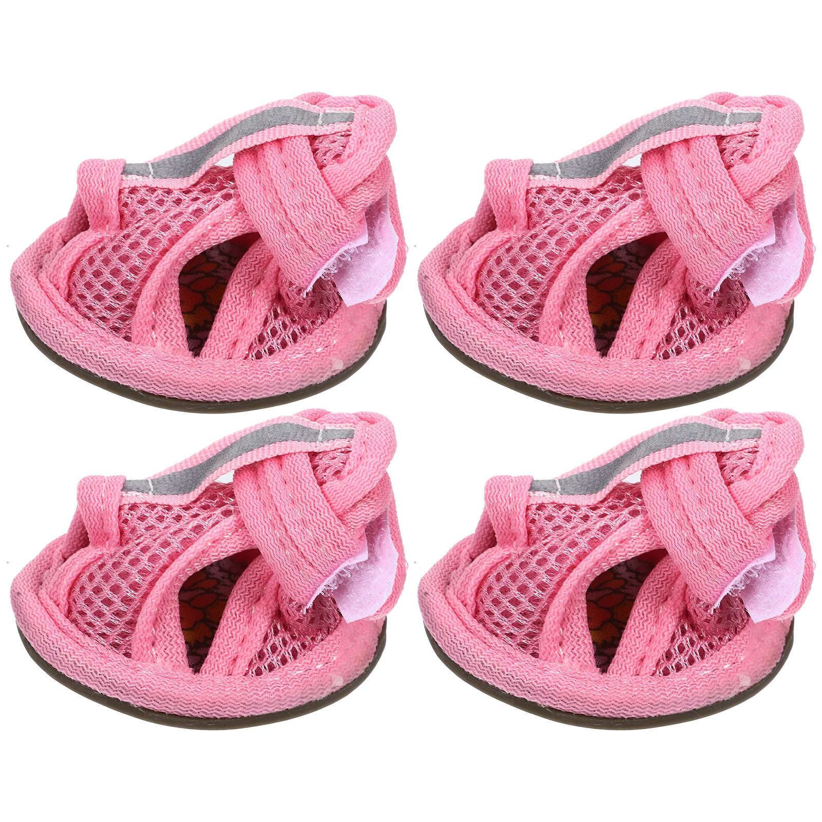 4Pcs Mesh Pet Sandals Shoes Breathable Anti-Slip Design for Comfortable Walking Size 3 Pink Dog Shoes
4Pcs Mesh Pet Sandals Shoes Breathable Anti-Slip Design for Comfortable Walking Size 3 Pink Dog Shoes