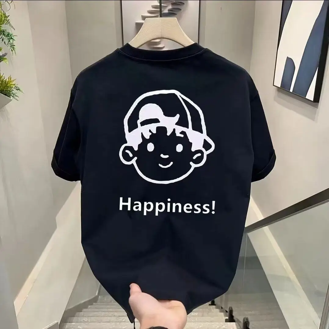 Классическая американская футболка унисекс из 100% хлопка, оверсайз, с мелким узором, круглым вырезом, коротким рукавом, дышащая, для повседневной носки
Классическая американская футболка унисекс из 100% хлопка, оверсайз, с мелким узором, круглым вырезом, коротким рукавом, дышащая, для повседневной носки